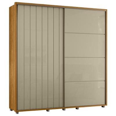 Guarda Roupa Casal 230cm Com 2 Portas Verbena Opala/cumaru Z10 - Mpozenato