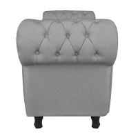 Recamier Baú Grécia 1,40 M Linho D'rossi Cor Grafite A26 - 5