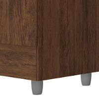 Guarda Roupa Solteiro 103cm Com Espelho Ideal Imbuia Rústico - Vila Rica - 10