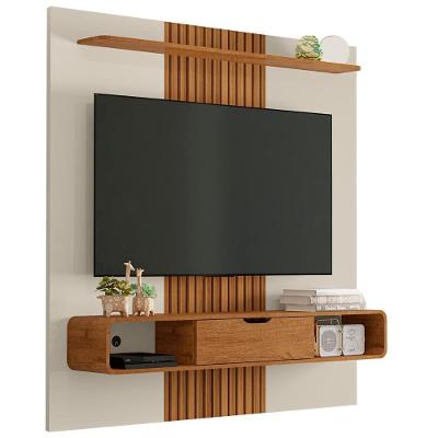 Painel Tv 65 Pol Bancada Suspensa 158cm Lisboa Off/naturalle - Bechara