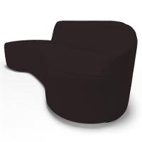 Sofá Living 4 Lugares 280cm Braço Direito Mozart D06 Sintético Marrom - Mpozenato - 6