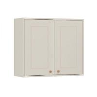 Armário Aéreo Tunisia 2 Portas Off White E Canelato Atualle Off White Com Canelato - 1