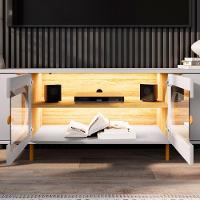 Rack Bancada Para Tv 75 Pol 180cm Ricky Off/cinamomo B02 - Mpozenato - 6