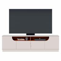 Rack Bancada Para Tv 75 Pol 200cm Brescia Off White/freijó C05 - Mpozenato - 5