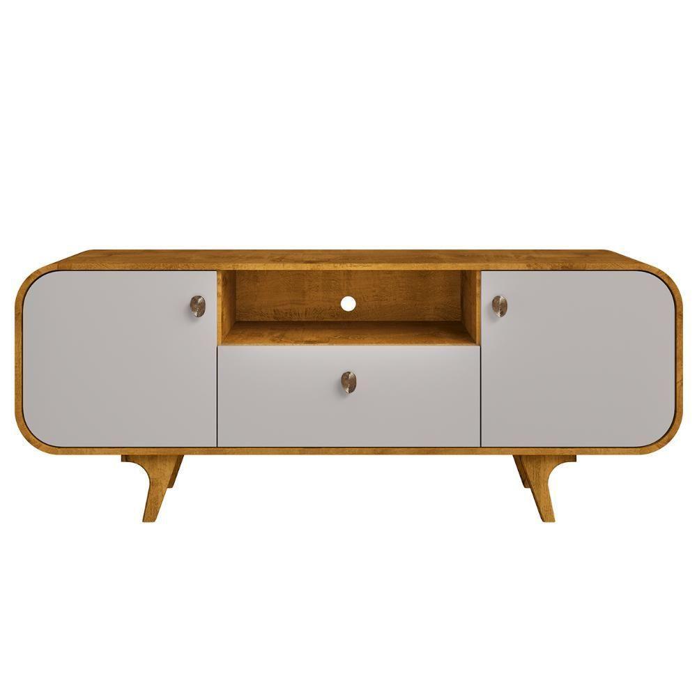 Rack Bancada Para Tv 55 Pol 156cm Demi Naturalle/off B02 - Mpozenato - 7