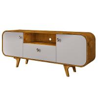 Rack Bancada Para Tv 55 Pol 156cm Demi Naturalle/off B02 - Mpozenato - 8