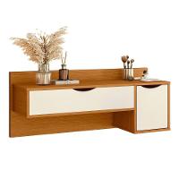 Penteadeira Camarim Com Led 2 Portas Loli A02 Off/cinamomo - Mpozenato - 7