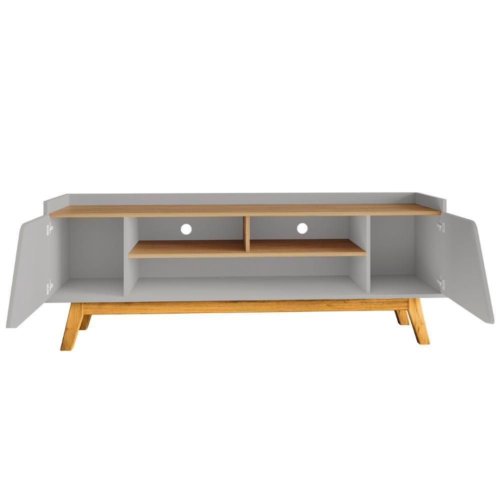 Rack Bancada Para Tv 65 Pol 160cm Titan Off/cinamomo B02 - Mpozenato - 5