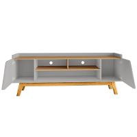 Rack Bancada Para Tv 65 Pol 160cm Titan Off/cinamomo B02 - Mpozenato - 5