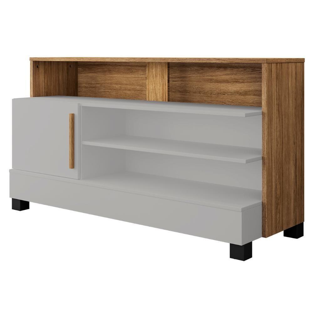 Rack Bancada Para Tv 48 Pol 108cm Angra Off/cinamomo B02 - Mpozenato - 8