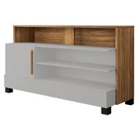 Rack Bancada Para Tv 48 Pol 108cm Angra Off/cinamomo B02 - Mpozenato - 8