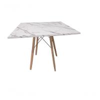 Mesa Eames Eiffel Quadrada 90 Cm - Estilo Granito - 1