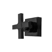 Acabamento Registro Preto Black Padrão Deca Pressão E Gaveta 16 Estrias Abs - 2