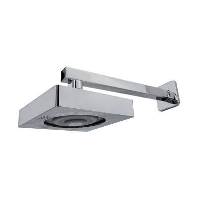 Chuveiro Ducha Autolimpante Quadrado Cromado Articulável Solar Ou Gás Metal Luxo