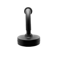 Chuveiro Ducha Autolimpante Redondo Preto Black Articulável Solar Ou A Gás - 5