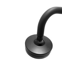 Chuveiro Ducha Autolimpante Redondo Preto Black Articulável Solar Ou A Gás - 6