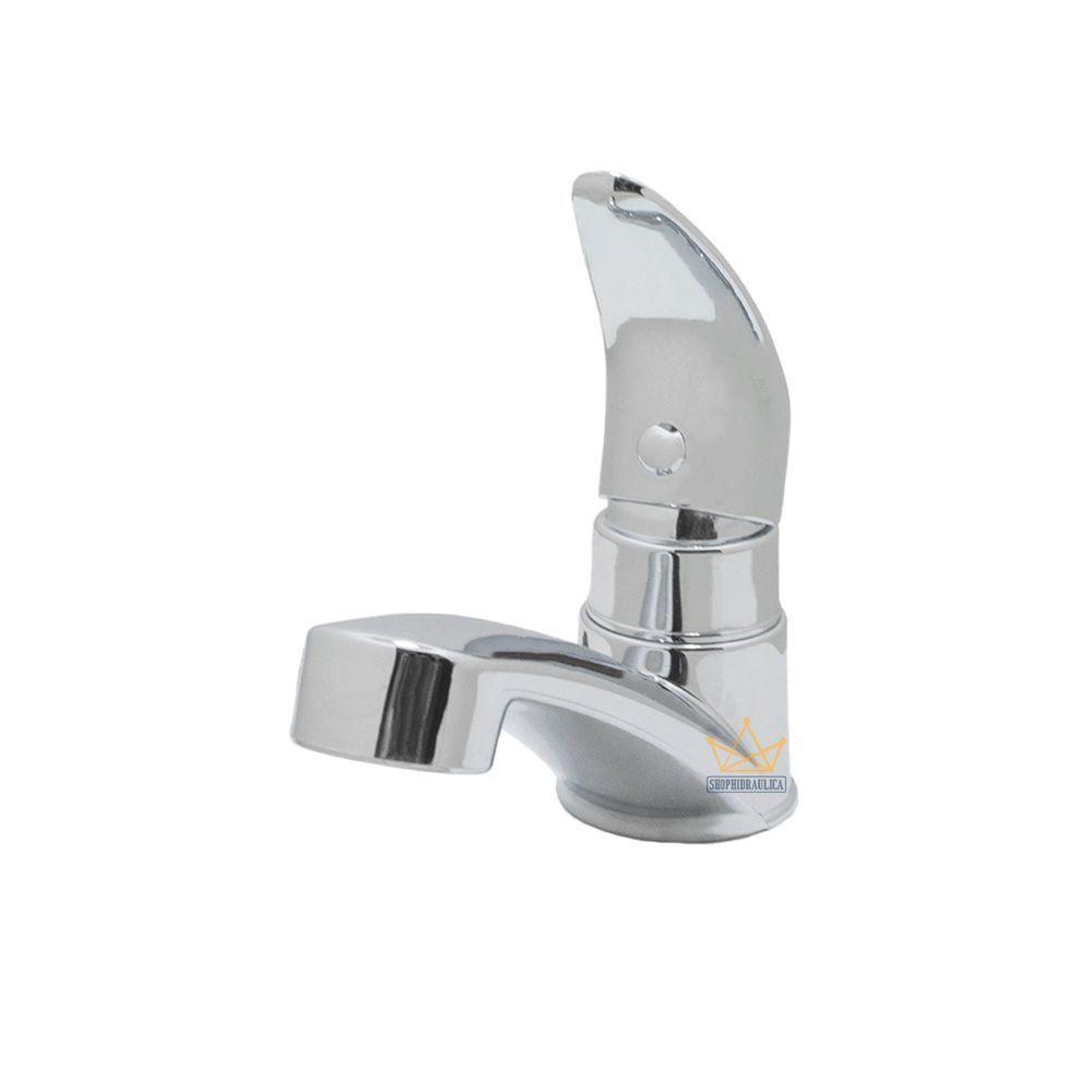 Torneira Pia Lavabo Lavatório Banheiro Mesa Abs Cromado Luxo 1/4v Fecho Rápido - 3