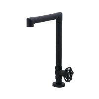 Torneira Pia Lavatório Banheiro Industrial Rustica Mesa Bancada Preto Fosco Metal Luxo - 1