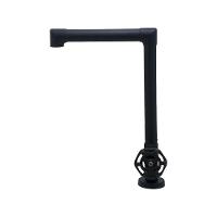 Torneira Pia Lavatório Banheiro Industrial Rustica Mesa Bancada Preto Fosco Metal Luxo