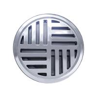 Ralo Grelha Anti-inseto Automático Inteligente Redondo 10x10cm Banheiro Lavatório Cromado Abs - 5
