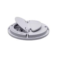 Ralo Grelha Anti-inseto Automático Inteligente Redondo 10x10cm Banheiro Lavatório Branco Abs - 5