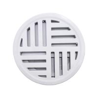 Ralo Grelha Anti-inseto Automático Inteligente Redondo 10x10cm Banheiro Lavatório Branco Abs - 6