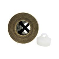 Válvula Lavatório Banheiro Industrial Rustica Dourado Ouro Velho Metal Luxo - 2