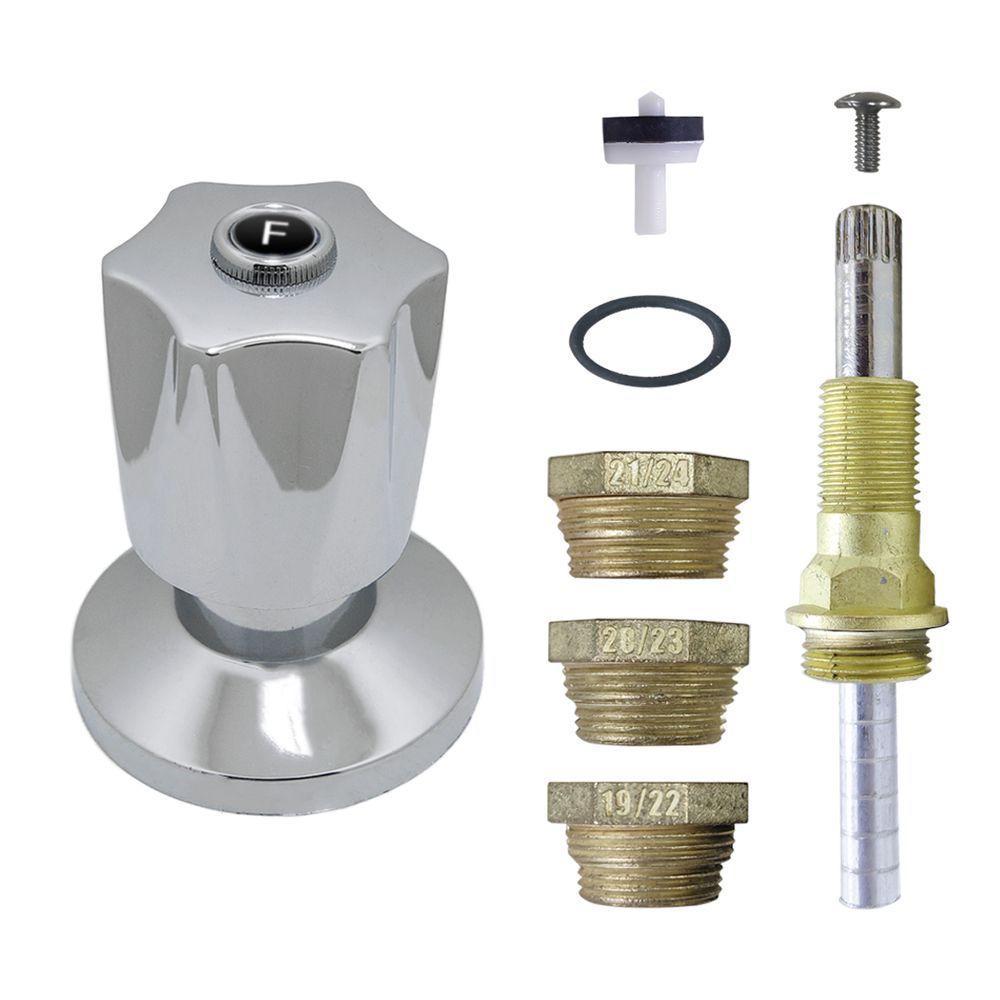 Kit Reparo Salva Registro Sos Com Acabamento Abs Chuveiro Pressão Universal Fácil C50 - 1