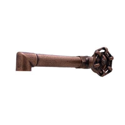 Torneira Pia Lavatório Banheiro Parede Industrial Rustico Rosé Cobre Velho Metal Luxo