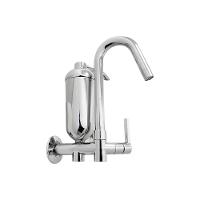 Torneira Cozinha Filtro Purificante Parede Bica Móvel Alavanca Cromado Abs Luxo - 2