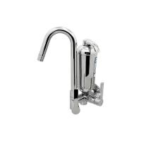 Torneira Cozinha Filtro Purificante Parede Bica Móvel Alavanca Cromado Abs Luxo - 3