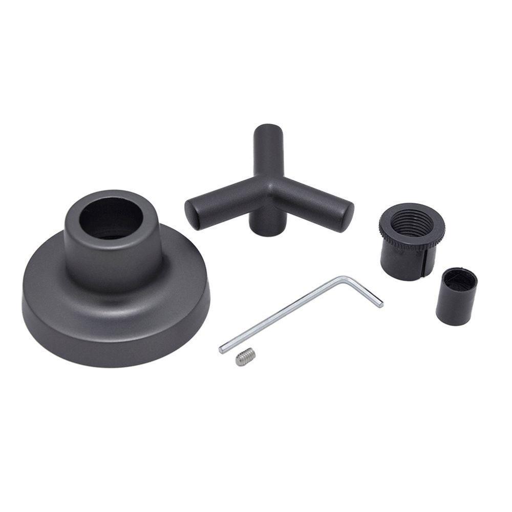 Kit 2 Acabamentos De Registro Preto Fosco Padrão Deca C55 - 6