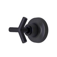 Kit 2 Acabamentos De Registro Preto Fosco Padrão Deca C55 - 2