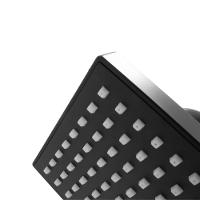 Chuveiro Ducha Quadrado Articulável Preto Fosco Aquecimento Solar Ou Gás Luxo - 3