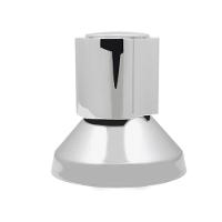 Acabamento Registro Banheiro Lavatório Padrão Docol Pressão E Gaveta Cromado Luxo C40 - 2