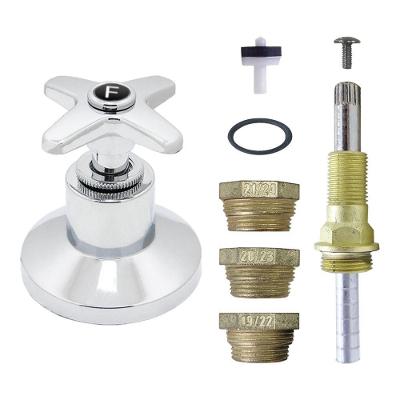 Kit Reparo Salva Registro C/ Acabamento Chuveiro Pressão C23 Acabamento Fosco Cor Cromado