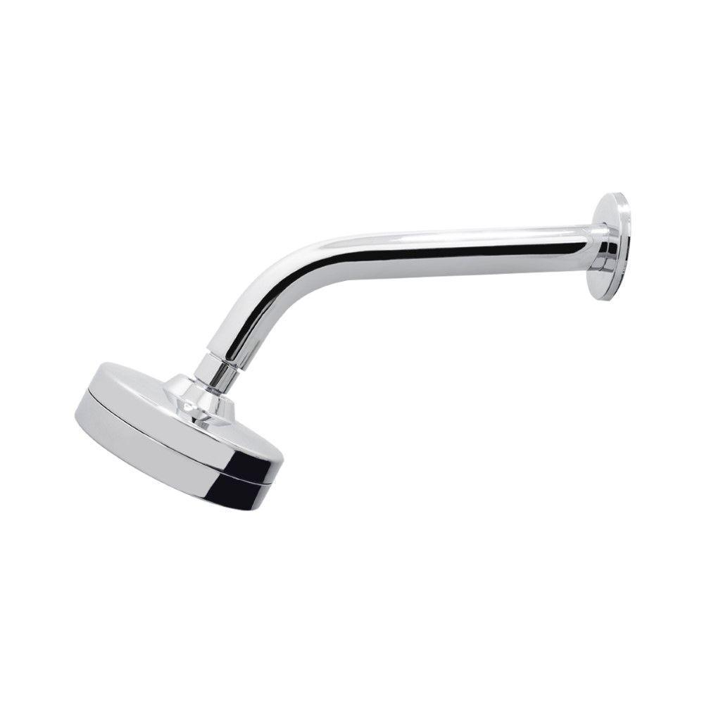 Chuveiro Ducha Autolimpante Redondo Cromado Articulável Solar Ou Gás - 7