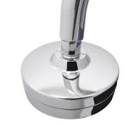 Chuveiro Ducha Autolimpante Redondo Cromado Articulável Solar Ou Gás