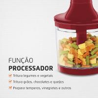 Mixer Premium Mondial M-10 500W Vermelho Com Inox 110V - 5