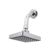 Chuveiro Ducha Quadrado Articulável Flexível Parede Solar Ou Gás Cromado Luxo - 1