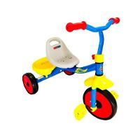 Triciclo Infantil Azul Com Pedal 03 Rodas Assento Tipo Banco - 1