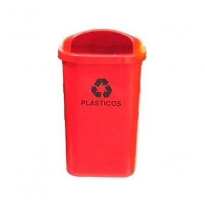 Lixeira Individual Para Coleta Seletiva Papeleira 50 Litros
