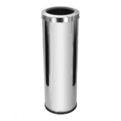 Lixeira Aço Inox Com Aro 30 Litros Para Escritório Sala Casa