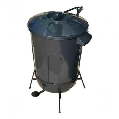 Lixeira Pedal 60lts Com Armação De Ferro