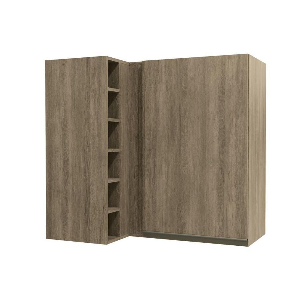 Armário Aéreo p/ Cozinha  Canto Maxxi G768 c/ 1 Porta 98cm Nogal - Kappesberg - 1