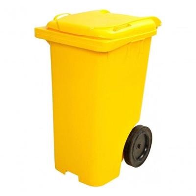 Lixeira Grande Contentor De Lixo Com Rodas 240 Litros Vm