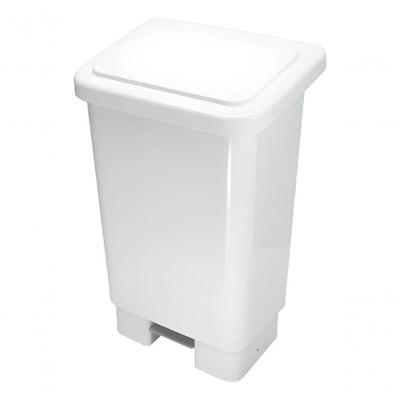 Lixeira Retangular Com Pedal E Haste 50 L