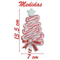 Kit 10 Enfeite Pendente Para árvore De Natal Pinheirinho 13,5cm - 2