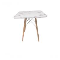 Mesa Eames Eiffel Quadrada 70 Cm - Estilo Granito - 1