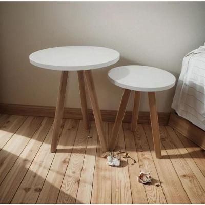 Conjunto 2 Mesas De Canto Laterais - Branco